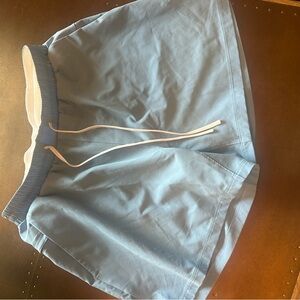 Lululemon Light Blue Drawstring Shorts